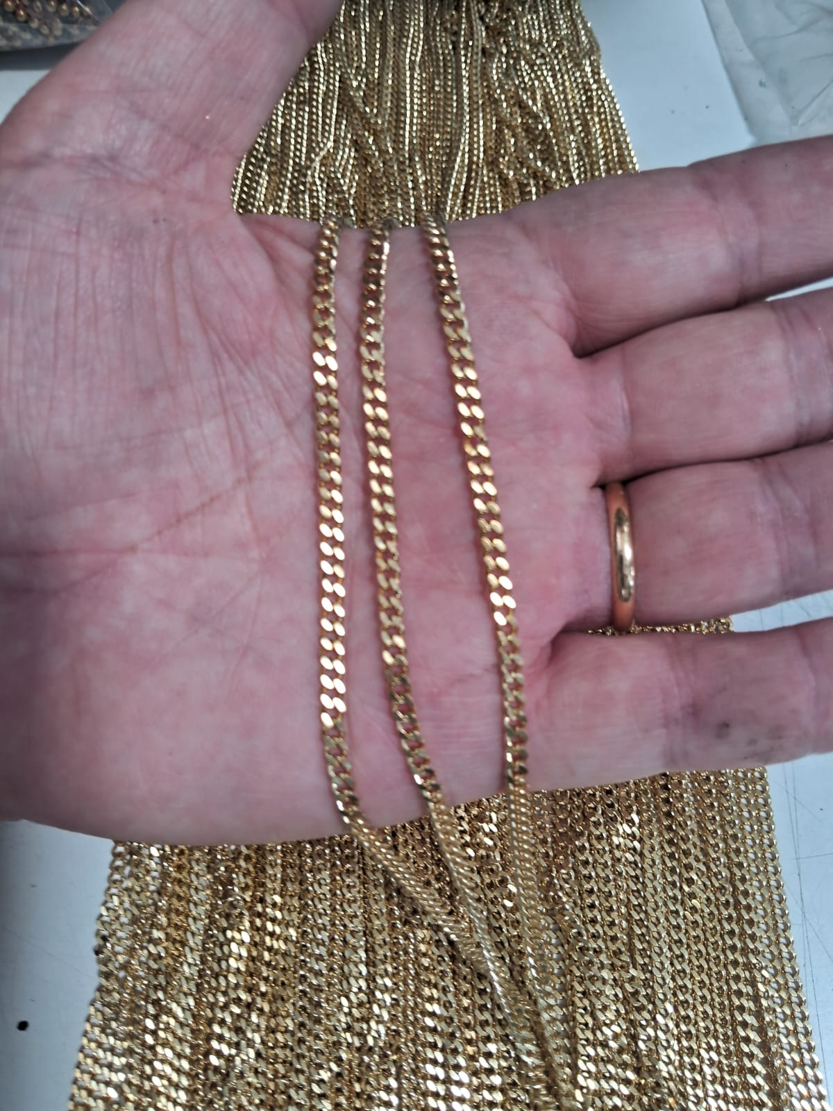 Corrente Latão Bruto — foto 3